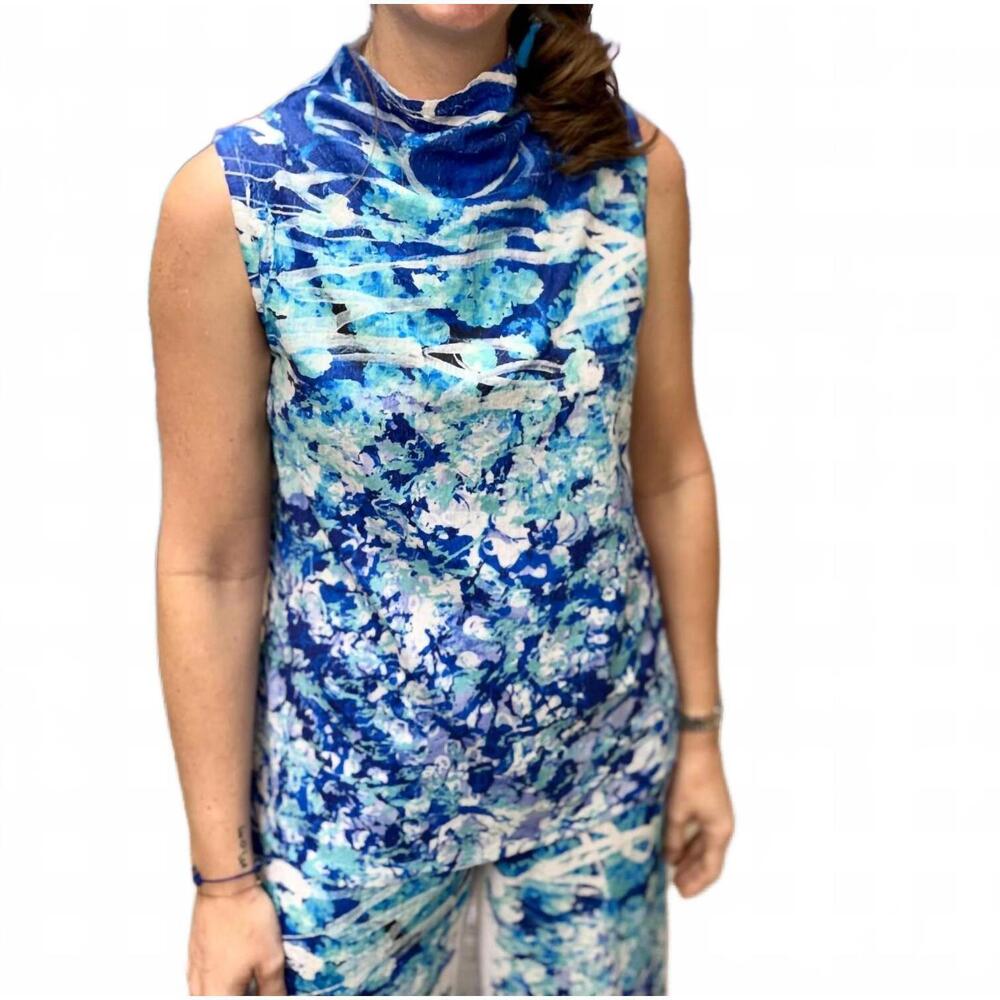 NEW INOAH sea bellum tank top in blue